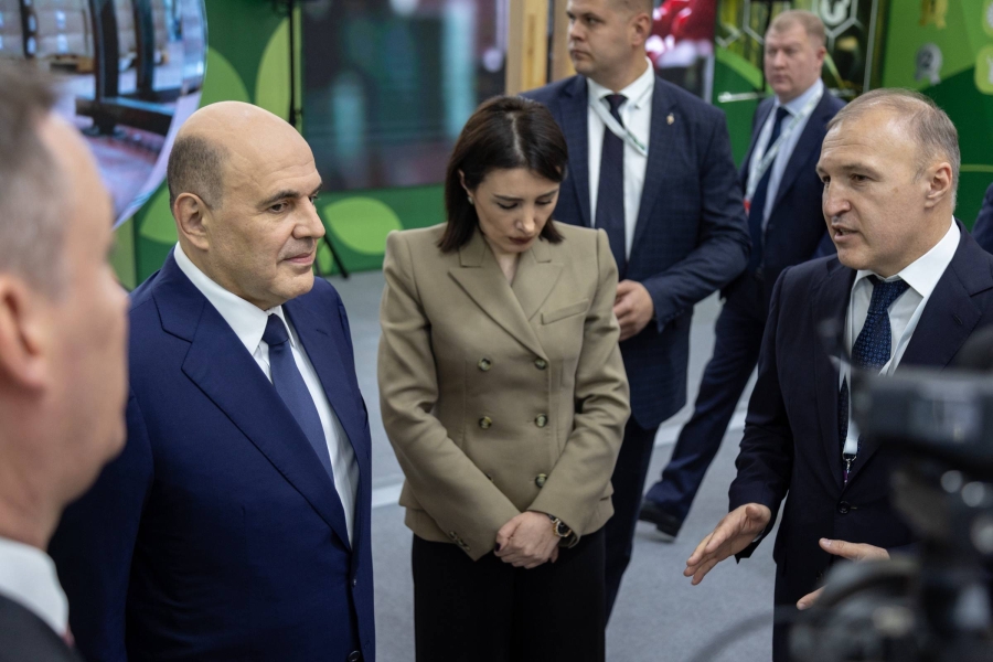 выставочный стенд Республики Адыгея посетил Председатель Правительства РФ Михаил Мишустин