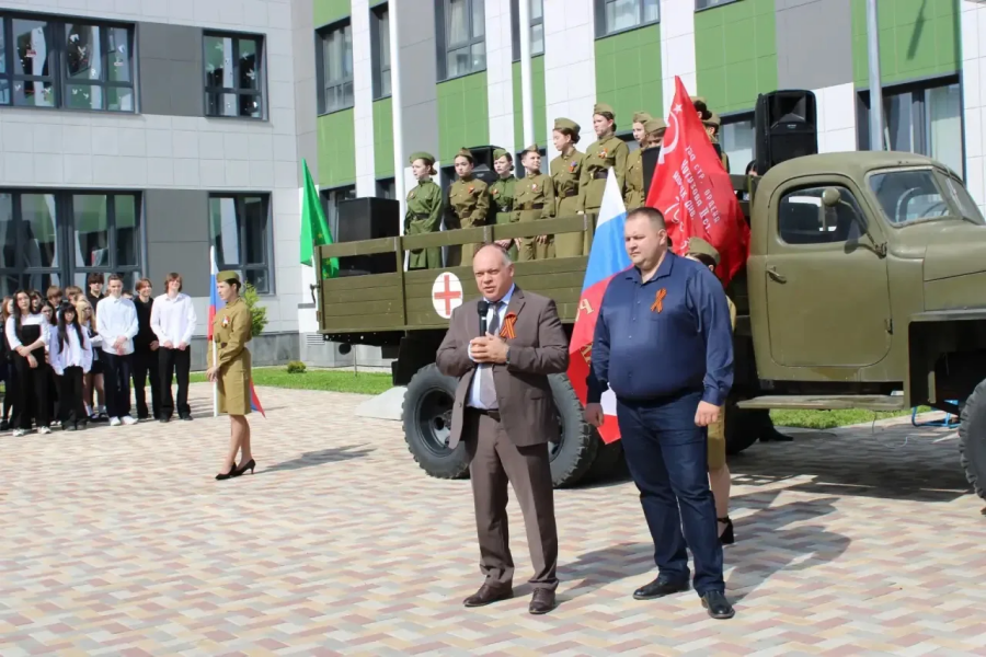 Торжественное мероприятие в Яблоновском к 81-й годовщине Победы